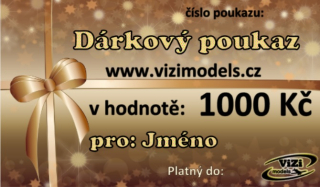 1000 Kč Dárkový poukaz