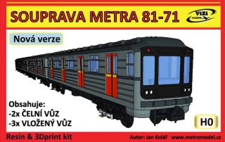 * SOUPRAVA METRA 81-71 H0 (1:87)