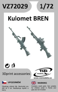 Kulomet BREN (6ks) 1/72