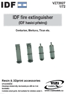 IDF – fire extinguisher (3+3+6 ks) 1/72