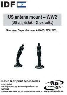 IDF – US antena mount - WW2 (6+6ks) 1/35