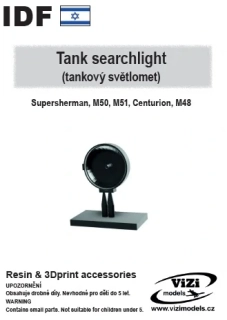 IDF – searchlight (6ks) 1/72
