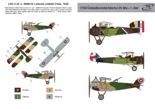 Obtisky Československé letectvo 20.léta