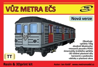 VŮZ METRA EČS TT(1:120)